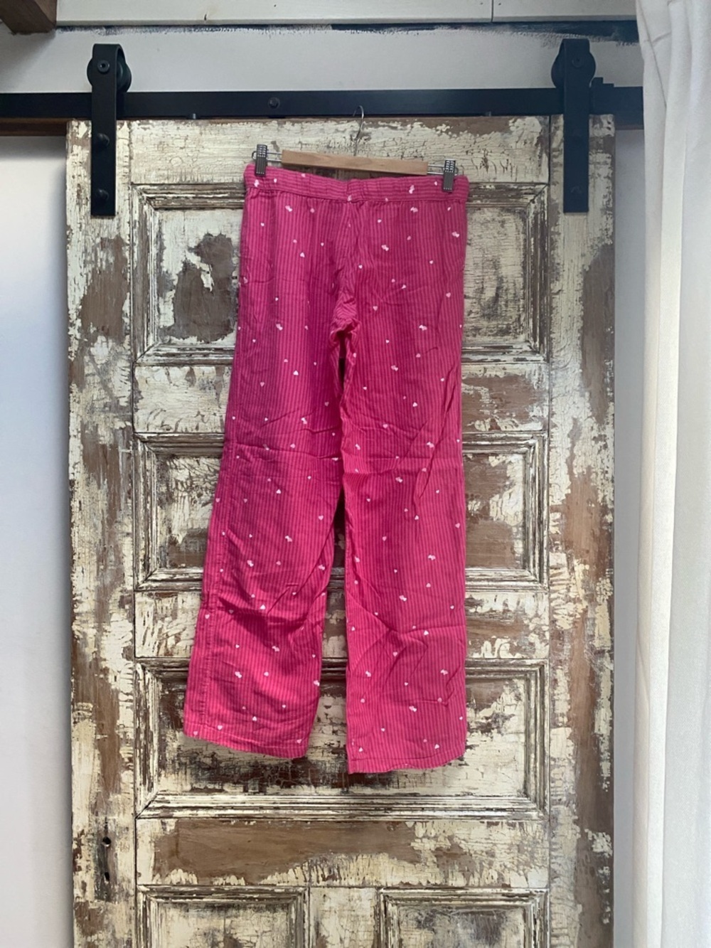 Xhilaration Hot Pink Polka Dot Kids Pajama Pants - Picture 3 of 8
